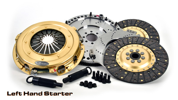 Centerforce SST 10.4 Multi=Disc Clutch and Flywheel Kit 46.90 lbs 130 Tooth Gear 8 Bolt Crank 925 ft/lbs Capacity 10.4in Dia. 26-Spline Fits Dodge s Crate Engines & Swaps Gen III HEMI 8 Cyl - 412613098