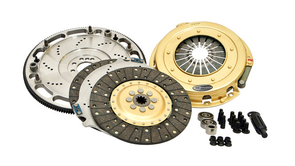 Centerforce SST 10.4 Multi=Disc Clutch and Flywheel Kit 44.05 lbs 168 Tooth Gear 0 in/oz Externally Balanced 8 Bolt Crank 925 ft/lbs Capacity 10.4in Dia. 10-Spline Fits Chevrolet Crate Engines & Swaps LSA LSX 6.2L/7.4L - 412714844