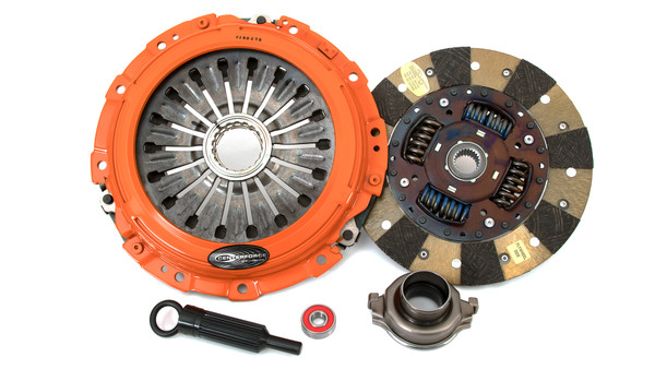 Centerforce Dual Friction ? High Performance Clutch Pressure Plate and Disc Set 522 ft/lbs Capacity 9.4375in Dia. 24-Spline Fits Subaru Impreza WRX STI 2.5L - DF012628