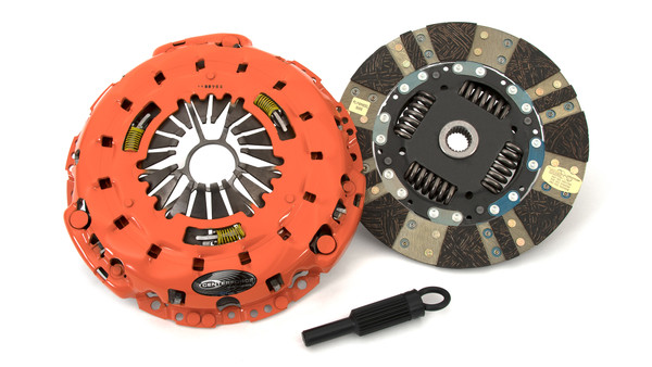 Centerforce Dual Friction ? High Performance Clutch Pressure Plate and Disc Set 265 ft/lbs Capacity 10.125in Dia. 23M-Spline Fits Ford/Mazda Trucks 4.0L - DF145117