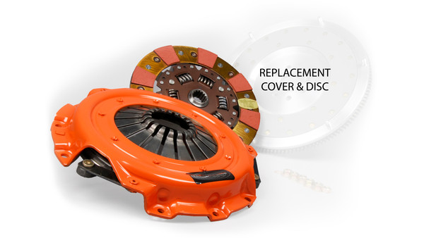 Centerforce Dual Friction ? High Performance Clutch Pressure Plate and Disc Set 345 ft/lbs Capacity 9.125in Dia. 14-Spline Fits Chevrolet/Saturn Cobalt and Ion Red Line 2.0L - DF201249