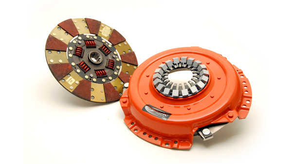 Centerforce Dual Friction ? High Performance Clutch Pressure Plate and Disc Set 384 ft/lbs Capacity 10in Dia. 10-Spline Fits Ford/Mercury Cars and Trucks 6/8 Cyl - DF490030