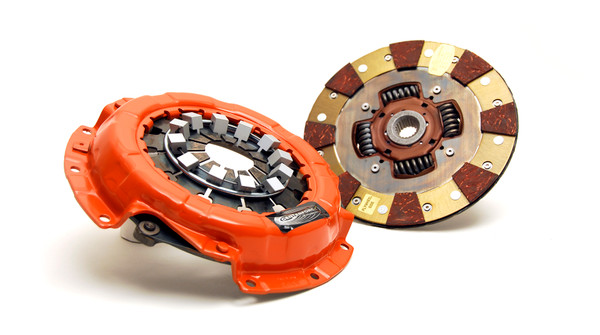 Centerforce Dual Friction ? High Performance Clutch Pressure Plate and Disc Set 236 ft/lbs Capacity 8.500in Dia. 20-Spline Fits Geo/Suzuki Trucks 1.6L/1.8L - DF519021
