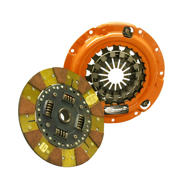 Centerforce Dual Friction ? High Performance Clutch Pressure Plate and Disc Set 289 ft/lbs Capacity 8.875in Dia. 22-Spline Fits Mazda Miata 1.8L - DF580019