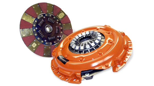 Centerforce Dual Friction ? High Performance Clutch Pressure Plate and Disc Set 687 ft/lbs Capacity 11in Dia. 10-Spline Fits Ford Mustang GT 4.6L - DF611679