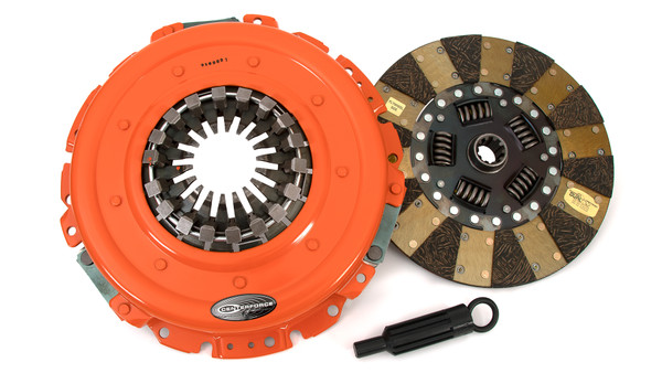 Centerforce Dual Friction ? High Performance Clutch Pressure Plate and Disc Set 622 ft/lbs Capacity 11in Dia. 10-Spline Fits - Cars and Trucks 6/8 Cyl - DF735552