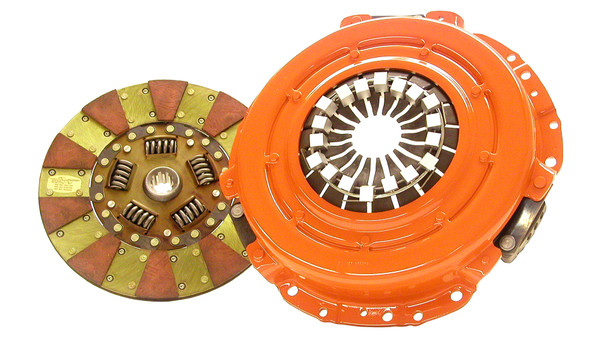 Centerforce Dual Friction ? High Performance Clutch Pressure Plate and Disc Set 687 ft/lbs Capacity 11in Dia. 10-Spline Fits Ford Mustang GT 4.6L - DF800075