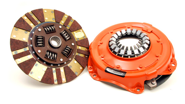 Centerforce Dual Friction ? High Performance Clutch Pressure Plate and Disc Set 638 ft/lbs Capacity 10.4in Dia. 18-Spline Fits Dodge/Plymouth 8 Cyl - DF810739
