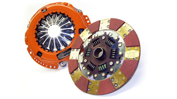 Centerforce Dual Friction ? High Performance Clutch Pressure Plate and Disc Set 466 ft/lbs Capacity 9.250in Dia. 21-Spline Fits Scion/Toyota Cars and Trucks 4/6 Cyl - DF905018