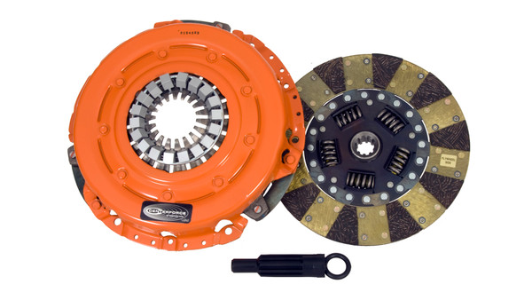 Centerforce Dual Friction ? High Performance Clutch Pressure Plate and Disc Set 588 ft/lbs Capacity 10.4in Dia. 23-Spline Fits Ford Tornado and Typhoon 4.0L - DF932057