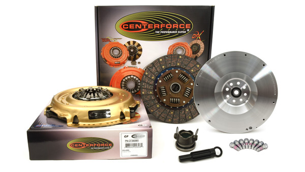 Centerforce ? I Premium Clutch and Flywheel Kit 83.70 lbs 146 Tooth Gear 0 in/oz Externally Balanced 8 Bolt Crank 379 ft/lbs Capacity 10.4in Dia. 10-Spline Fits Jeep Wrangler 3.8L - KCF811474