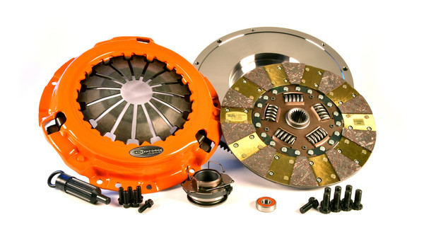 Centerforce Dual Friction ? High Performance Clutch and Flywheel Kit 70.4 lbs 129 Tooth Gear 8 Bolt Crank 11in Dia. 21-Spline Fits Toyota Tacoma 3.5L - KDF811035