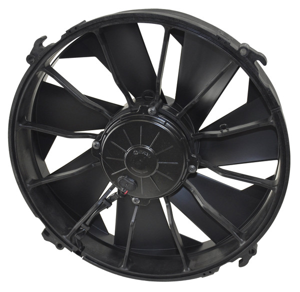 12" High Output Single RAD Pusher/Puller Fan with Standard Mount Kit - 16924