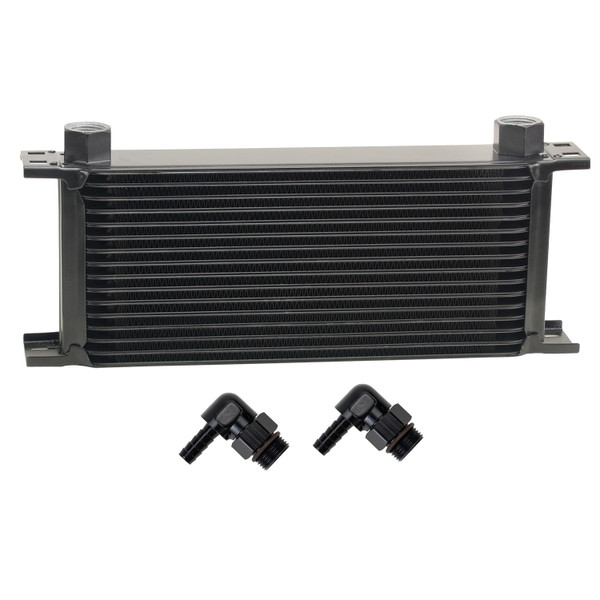 16 Row Series 10000 Stack Plate Oil Fluid Cooler 90 degree swivel -10AN - 51681