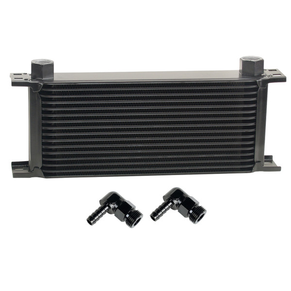 16 Row Series 10000 Stack Plate Oil Fluid Cooler 90 degree swivel -10AN - 51682