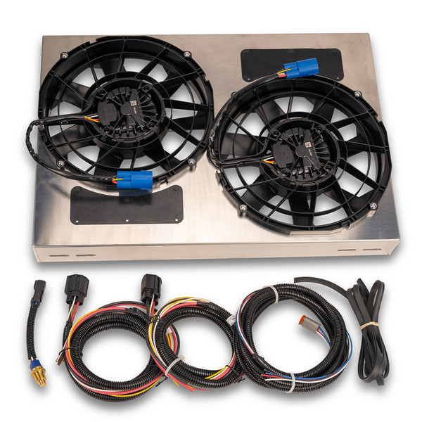 Powerpack - Brushless Dual 12" RAD Fan/Aluminum Shroud w/ PWM Controller - 67942-185