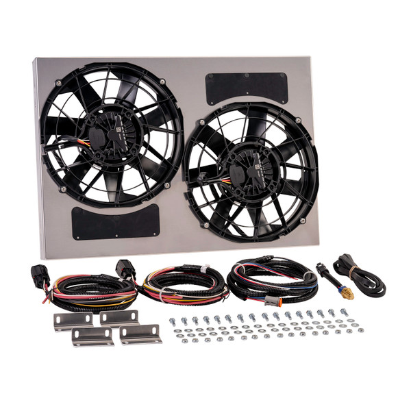 Powerpack - Brushless Dual 12" RAD Fan/Aluminum Shroud w/ PWM Controller - 67942-215