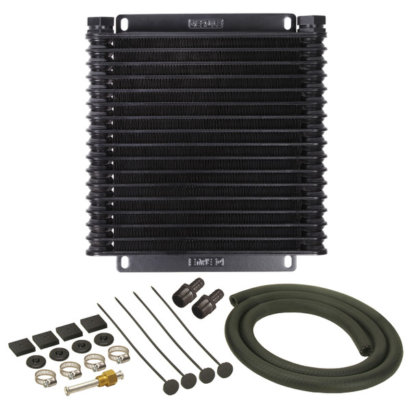 17 Row Series 9000 Plate & Fin Transmission Cooler Kit 1/2" NPT - 13614