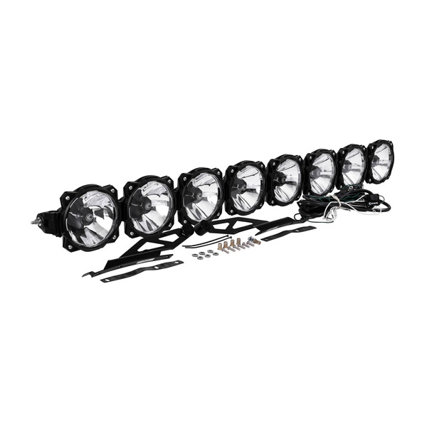 KC Hilites 50 in Pro6 Gravity LED - 8-Light - Light Bar System - 160W Combo Beam - for 05-18 Toyota Tacoma - 91331