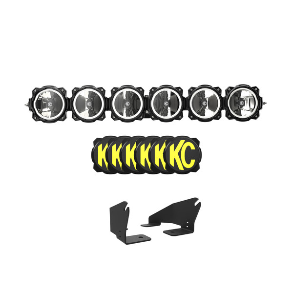 KC Hilites PRO6 GRAVITY LED 39IN 6LT RZR SYS PN:91343 - 91343