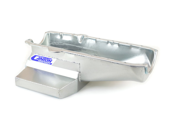 Canton 11-122 Oil Pan Small Block Chevy 10.5" Circle Track Long Sump G Body - 11-122