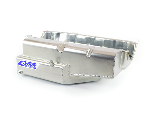 Canton 11-187 Oil Pan SBC Open Chassis Pro Style Pan W/ Left Or Rear Starters - 11-187