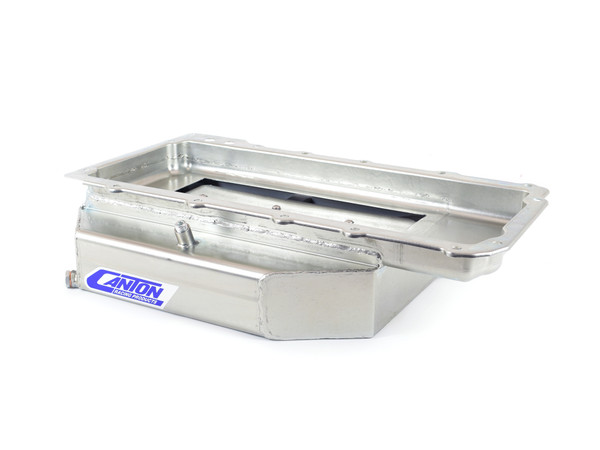 Canton 11-280 GM LS1 Open Chassis Steel Circle Track Rear Sump Pan - 11-280