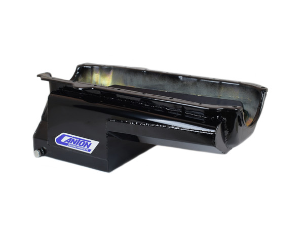 Canton 13-104BLK Oil Pan Small Block Chevy Pre-1985 Drag Race Power Series Pan - 13-104BLK