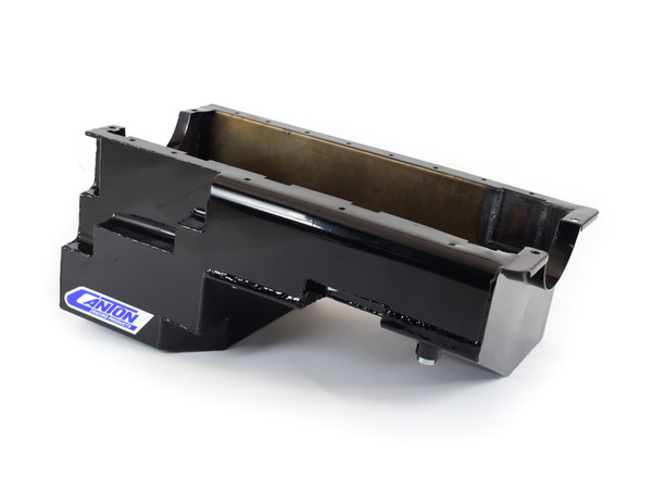 Canton 13-672SVBLK Oil Pan For Ford 351W SVO Fox Body Drag Race Power Series Pan - 13-672SVBLK