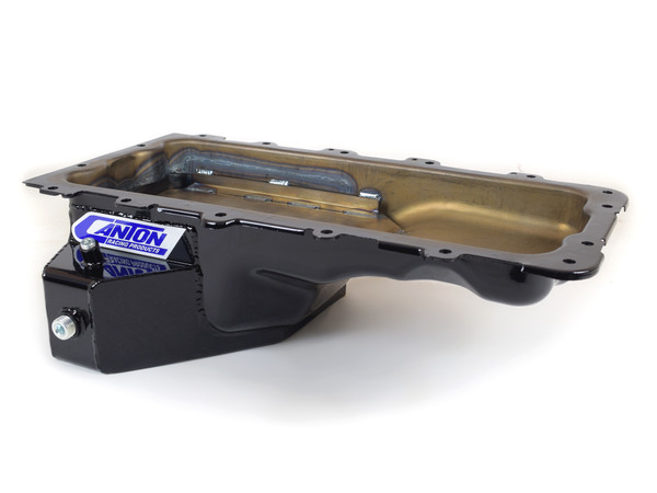 Canton 15-780BLK Oil Pan For Ford 4.6L 5.4L Street Rear T Sump Pan Black - 15-780BLK