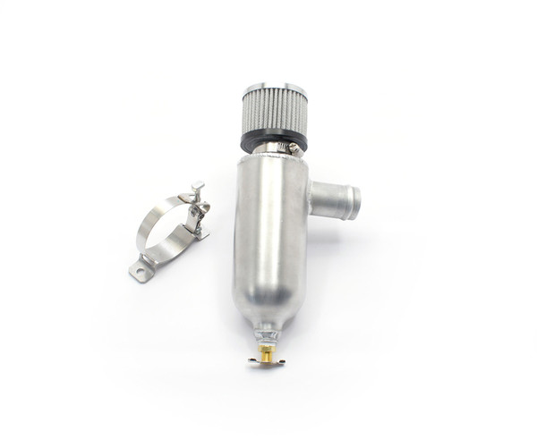Canton 23-036 Universal Aluminum Breather Tank 24 Oz Dry Sump Catch Tank - 23-036