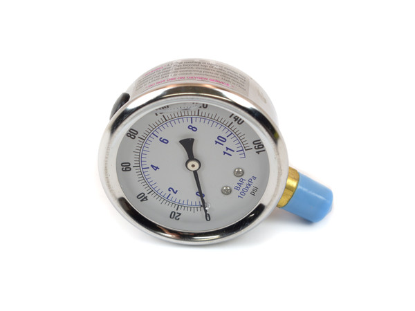 Canton 24-500 Accusump Liquid Filled SS Gauge 0-160 Psi - 24-500