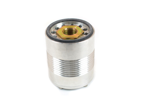 Canton 25-194 CM Oil Filter 3.4 Inch Billet Aluminum Spin-On 22mm 2 5/8 O-ring - 25-194