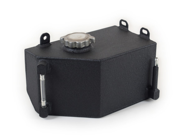 Canton 80-224BLK Alum Expansion Tank For 84-96 Corvette Black Powdercoat - 80-224BLK