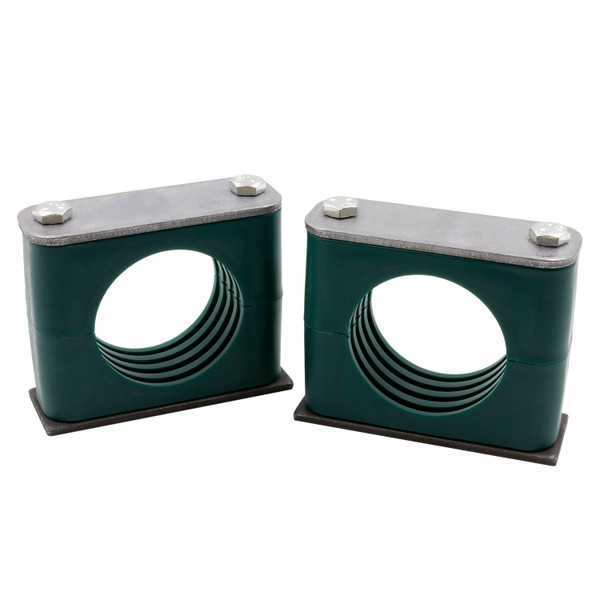 CO2 BOTTLE CLAMPS WELDS TO CHASSIS HOLDS 2-1/16 in. BOTTLE IN 2 LOCATIONS FOR 10 OZ.BTL. - AB10C
