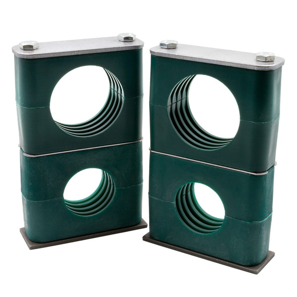 CO2 BOTTLE CLAMPS (PAIR) ATTACHES TO 1-1/2-1/16 in. CHASSIS TUBING FOR 10 OUNCE BOTTLE - AB10C-1/2