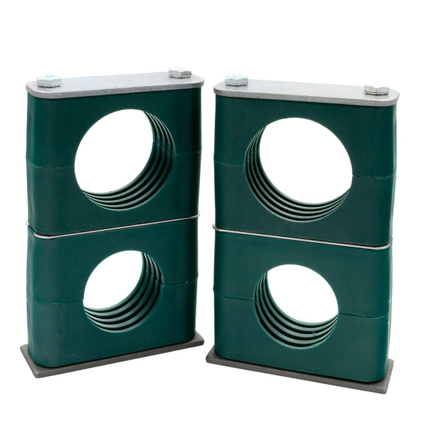 CO2 BOTTLE CLAMPS (PAIR) ATTACHES TO 1-5/8 in. CHASSIS TUBING FOR 10 OUNCE BOTTLE - AB10C-5/8
