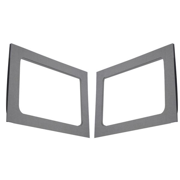 DEI 50164 '11-'18 Wrangler JK 4-Door Gray Leather Look Rear Side Window Only 050164 - 50164