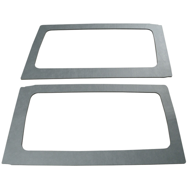 DEI 50166 '11-'18 Wrangler JK 2-Door Gray Leather Look Rear Side Window Only 050166 - 50166