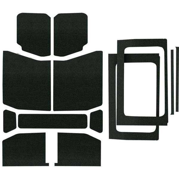 DEI 50178 Wrangler JL 4-Door Black Original Finish Complete Headliner Kit 050178 - 50178