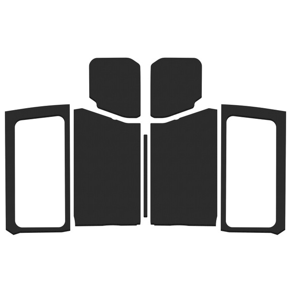 DEI 50283 Wrangler JL 2-Door Black Leather Look Complete Headliner Kit 050283 - 50283