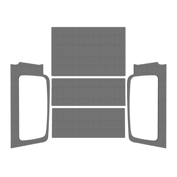 DEI 50603 '04-'06 Wrangler LJ Gray Original Finish Complete Headliner Kit - 50603