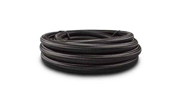 2ft Roll of Black Nylon Braided Flex Hose; AN Size: -20; Hose ID 1.125" - 11965