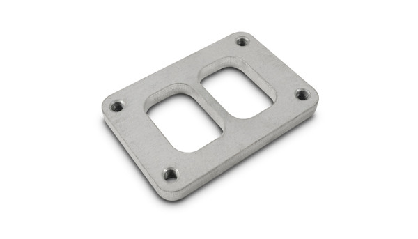 T06 Turbo Inlet Flange (Divided Inlet) - 1/2" thick - 1443 T06 Turbo Inlet Flange (Divided Inlet) - 1/2" thick - 1443