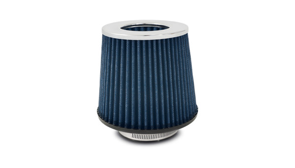 Open Funnel High Performance Air Filter, 2.5" Inlet ID - Chrome Cap - 1921C