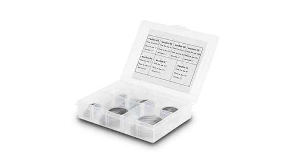Box Set of Crush Washers - 10 of each Size: -3AN to -16AN - 20998