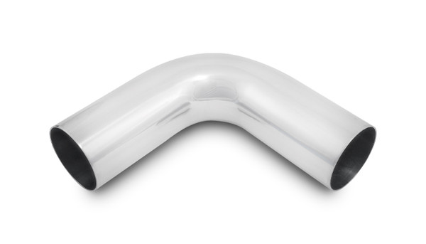 90 Degree Aluminum Bend, 2.5" O.D. - Polished - 2178