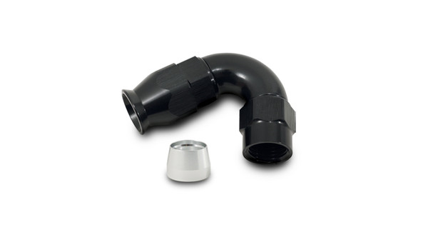 120 Degree High Flow Hose End Fitting for PTFE Lined Hose, -10AN - 28210