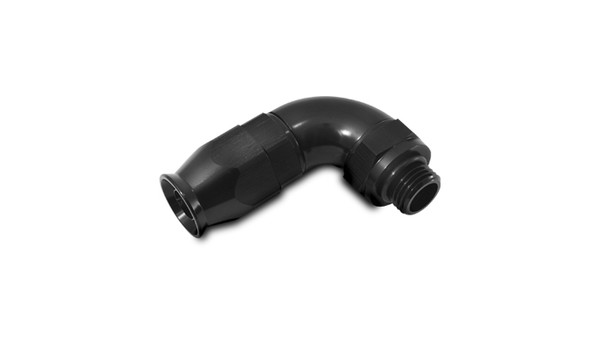 90 Degree High Flow Swivel Hose End Fitting, -10AN Hose to 8 ORB - 29907
