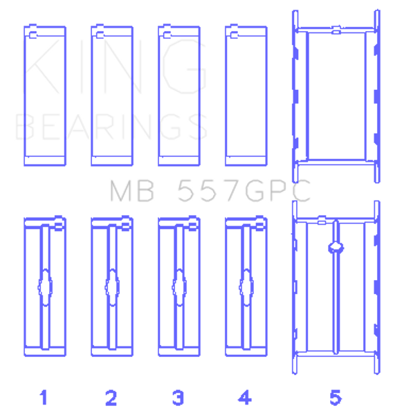 King Bearings - MB 557GPC 001